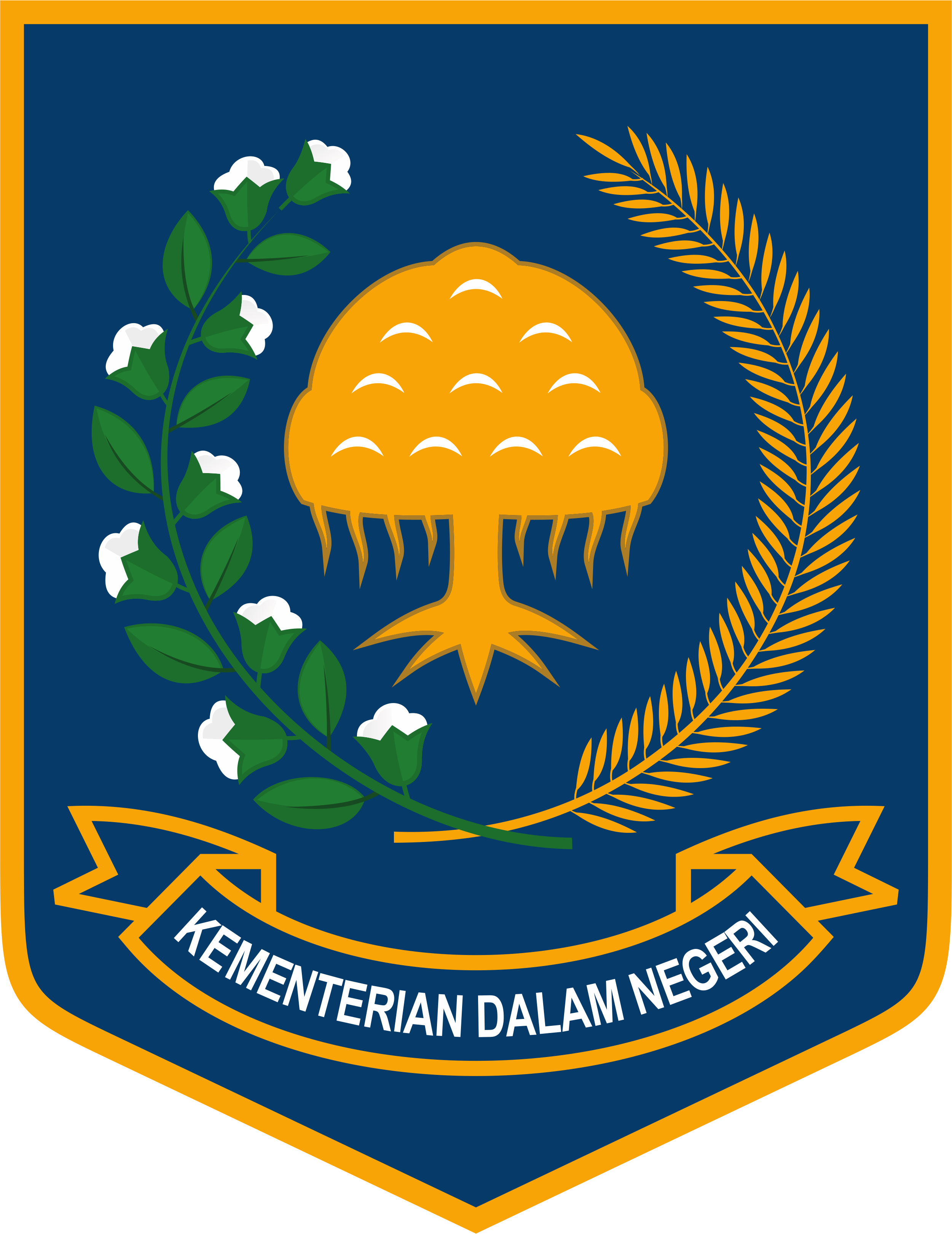 Logo Kementerian Dalam Negeri Kemendagri Vector PNG CDR AI EPS